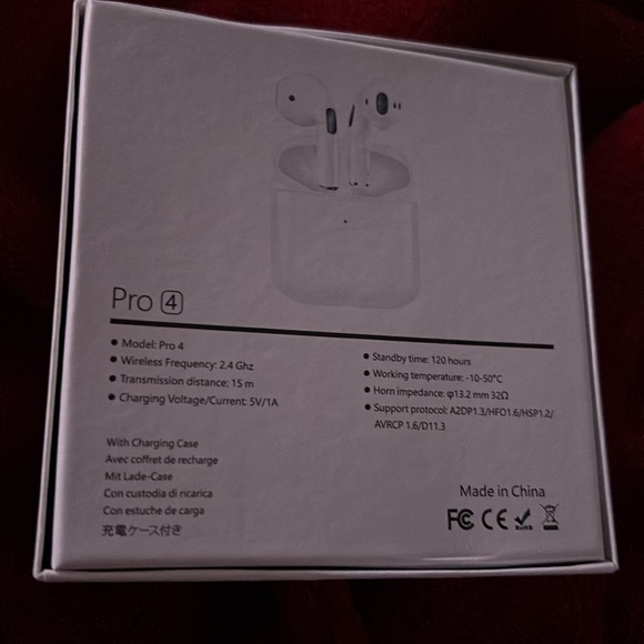 TWS pro 4 wireless Bluetooth EarPods( NOT AIRPODS) New - Picture 8 of 12